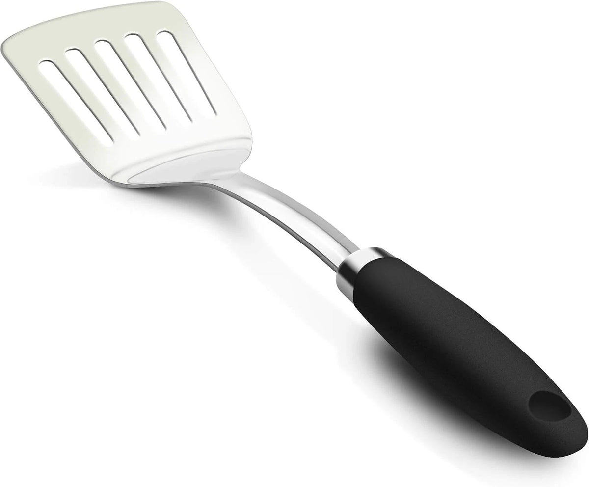 Stainless Steel Slotted Turner Spatula for Cast Iron Cookware