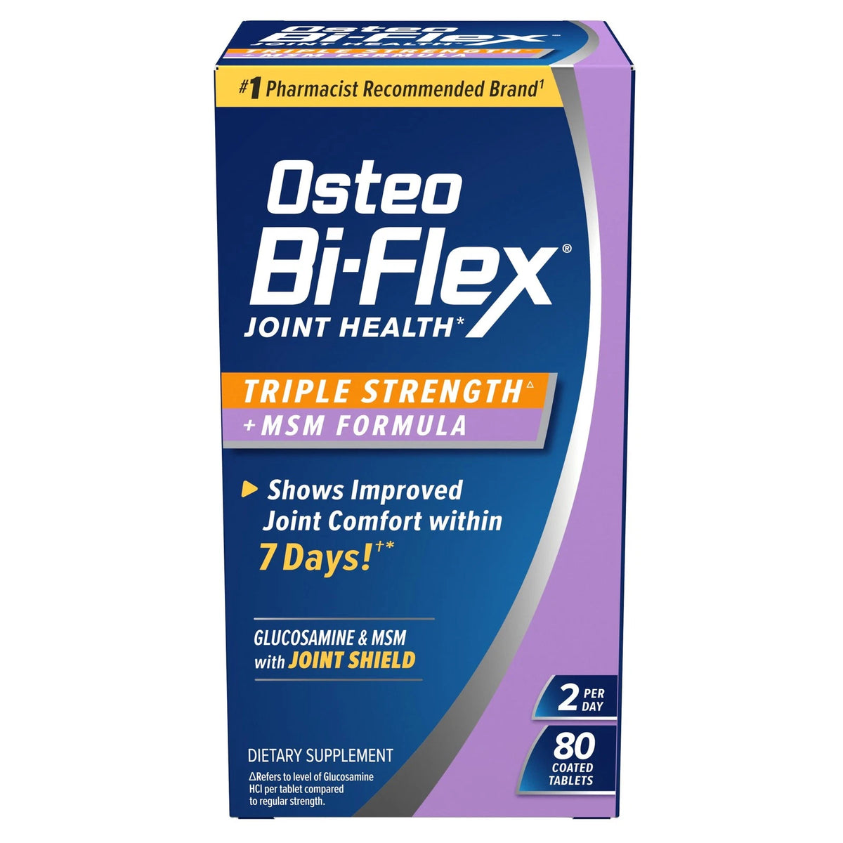 Osteo Bi-Flex Triple Strength Glucosamine 80 Count (Pack of 1)