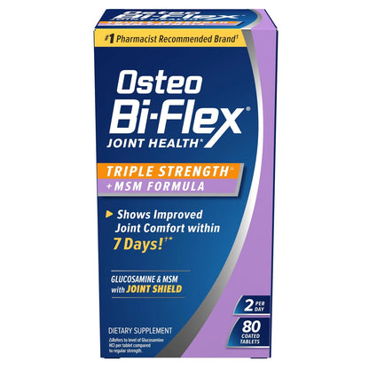 Osteo Bi-Flex Triple Strength Glucosamine 80 Count (Pack of 1)