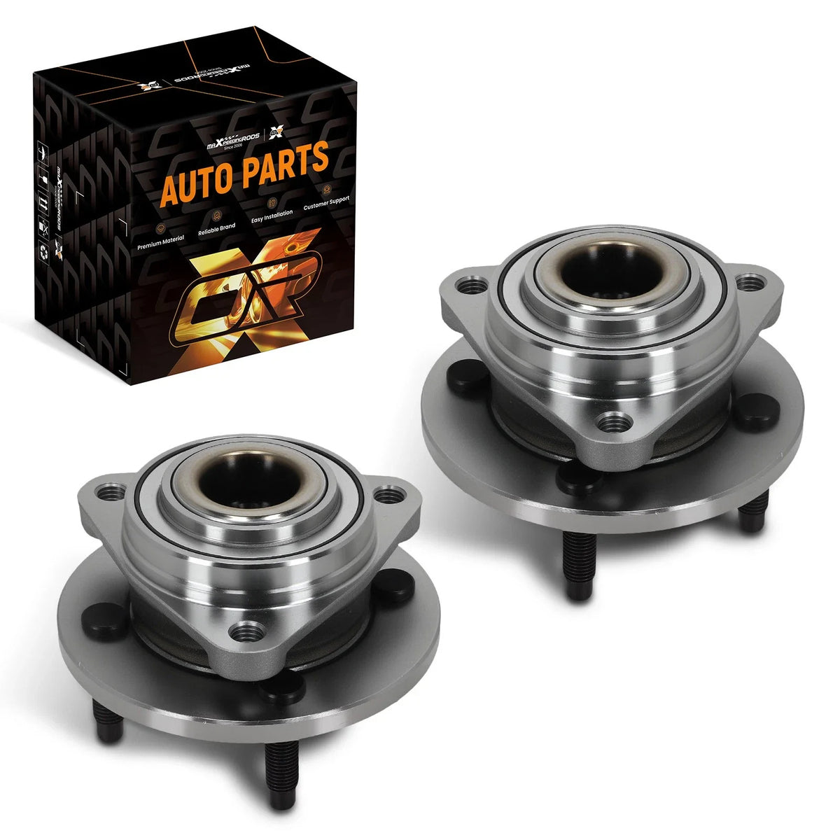 Pair Front Wheel Bearing Hub Assembly for Saturn Ion (2003–2007)