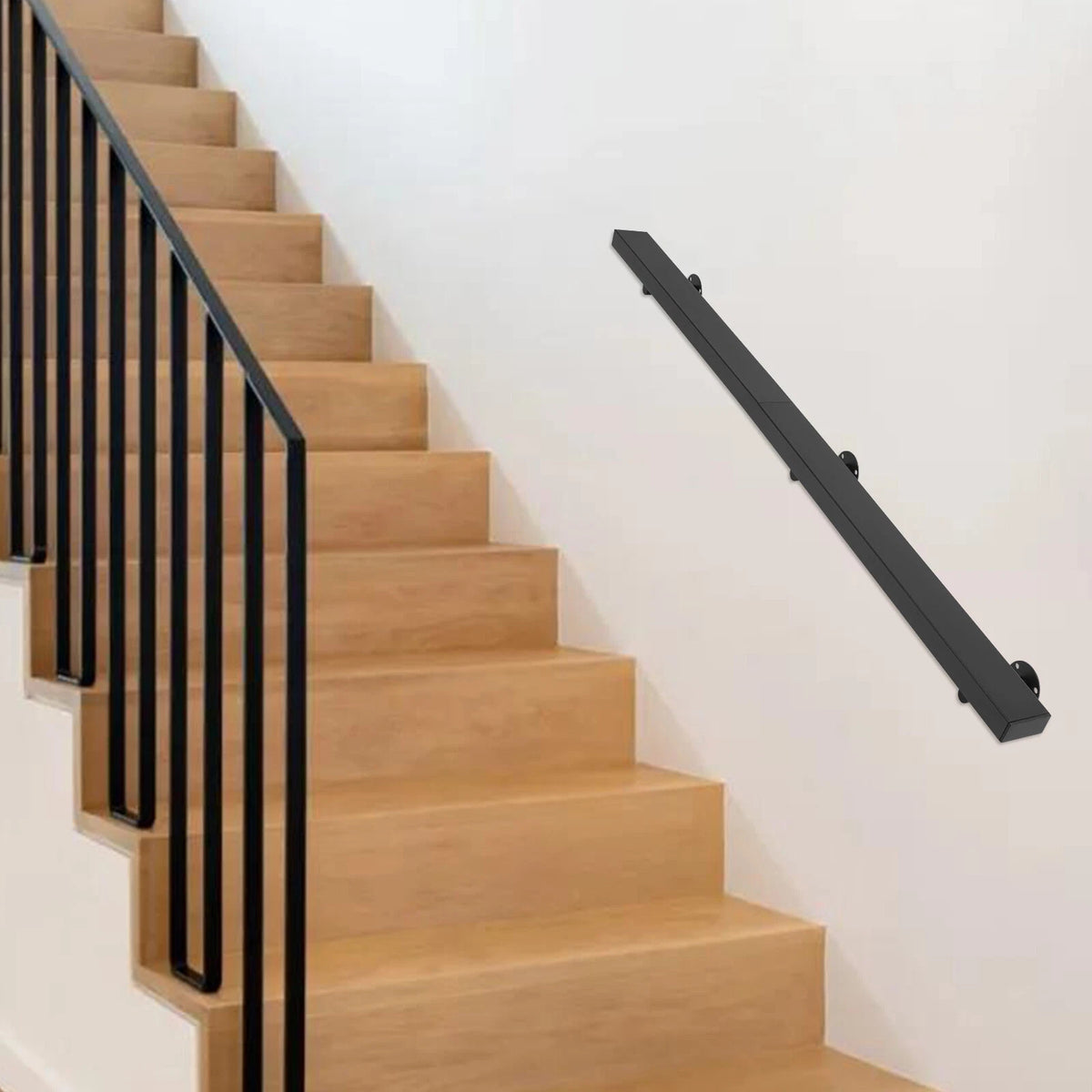 Stainless Steel Stair Railing Kit for Indoor & Outdoor Staircase