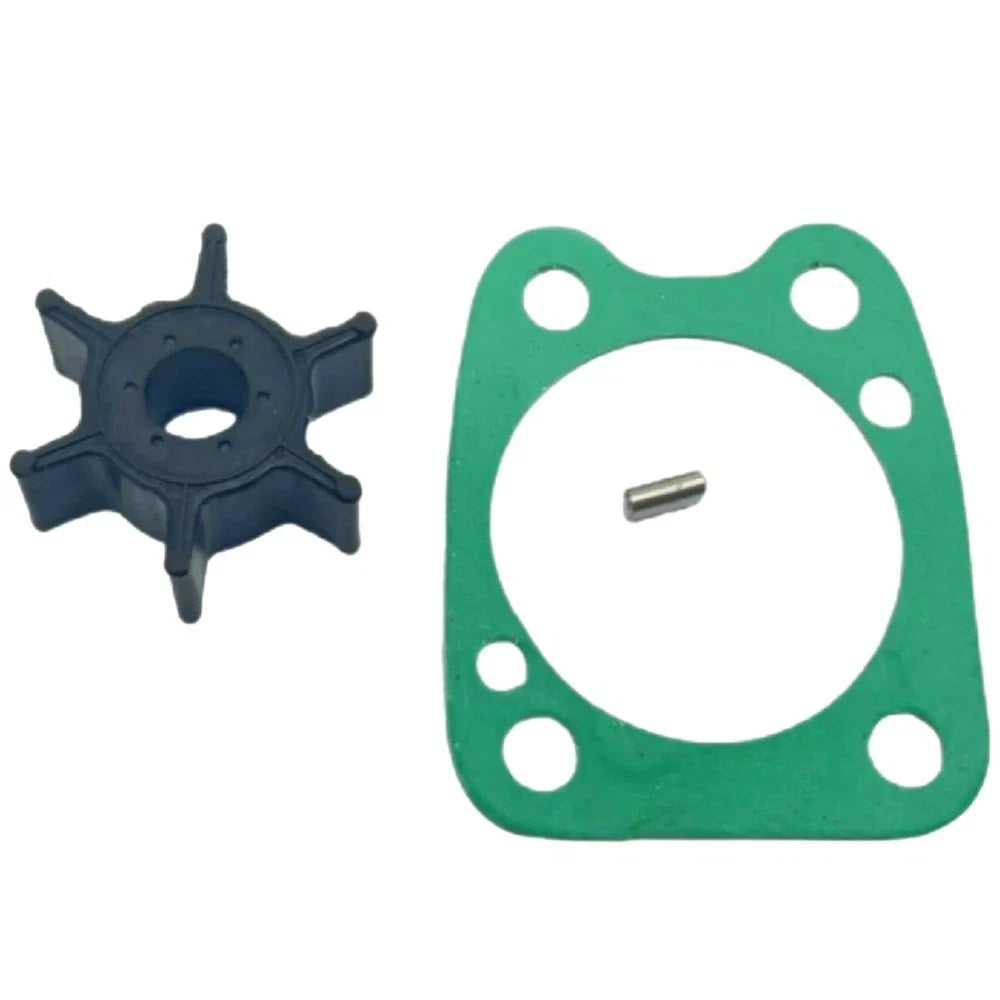 Water Pump Impeller Repair Kit for Yamaha 4-5 HP 2-Stroke Outboard (6E0-44352)