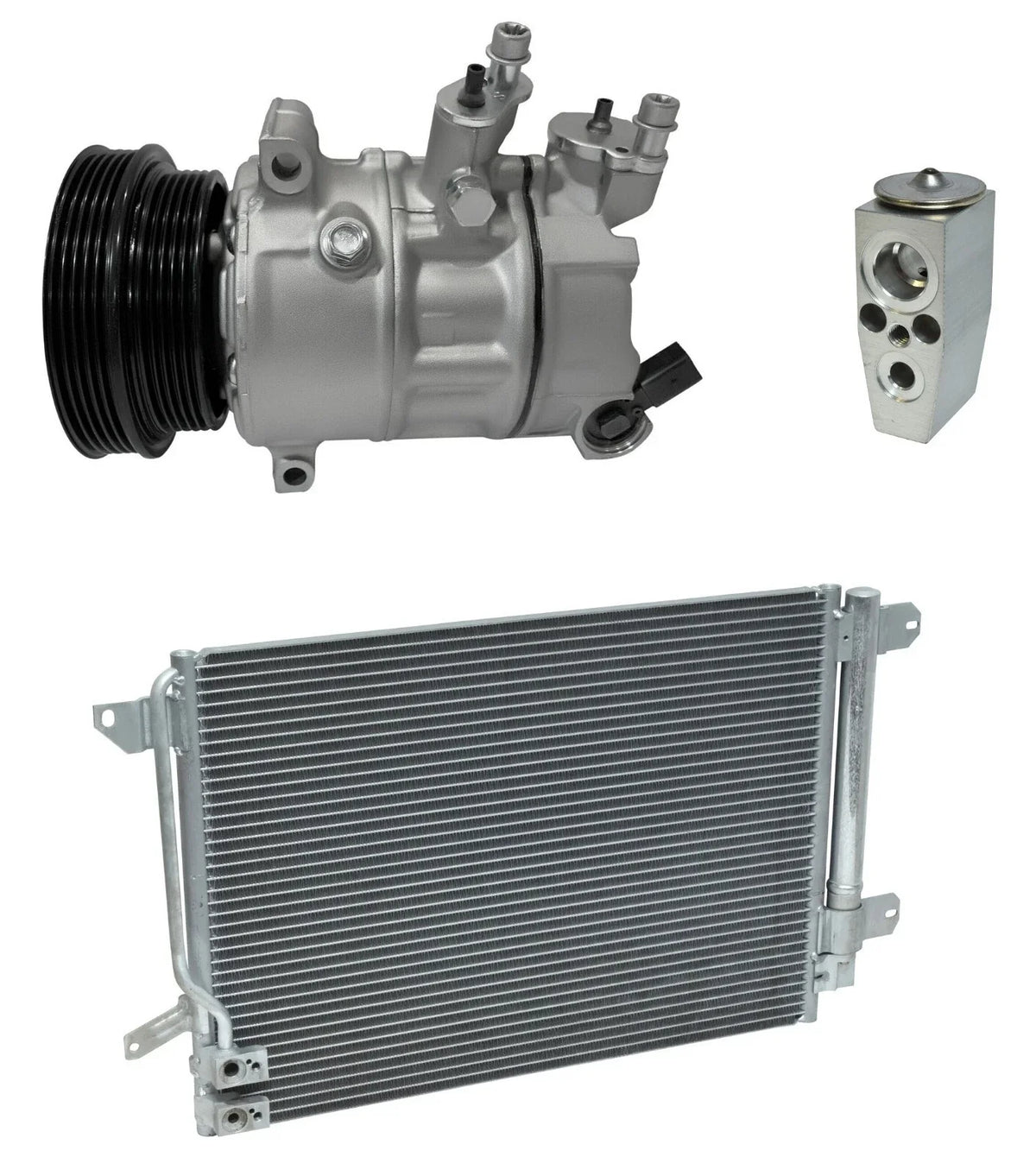 A/C Compressor Kit With Condenser for Volkswagen Beetle 2.5L (2016–2016)
