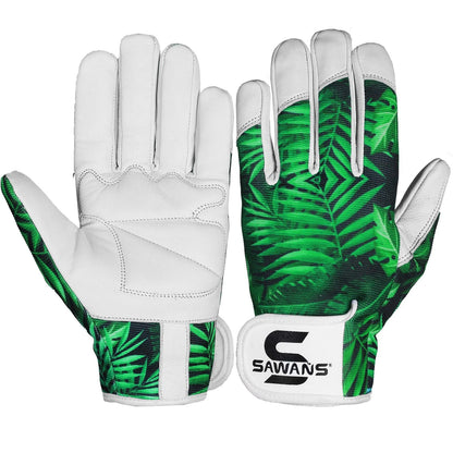 Gardening Gloves for Men Women - Leather Forearm Protection