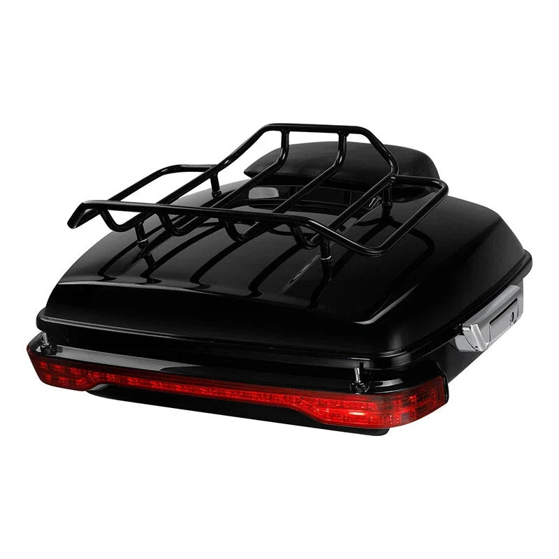 Chopped Trunk Pad Luggage Rack Light for Harley Touring Road Glide (2014–2025)