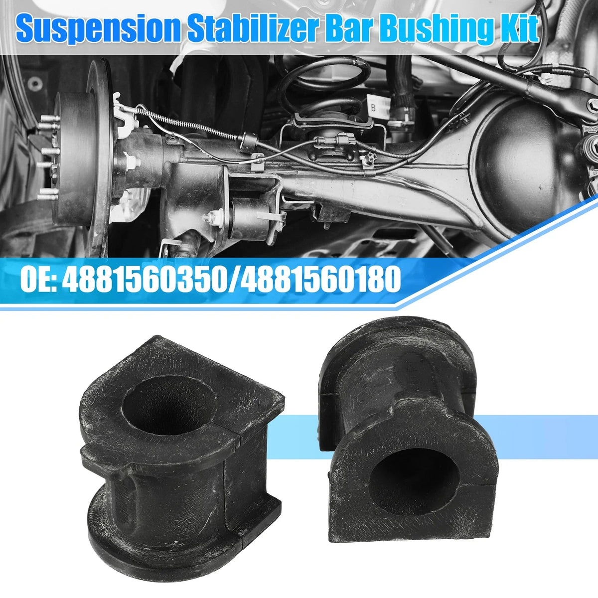 2X Suspension Stabilizer Bar Bushings No. 4881560350 for Toyota 4Runner 
