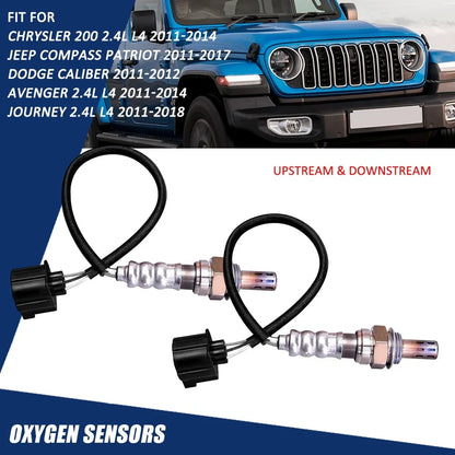 2X Oxygen Sensor Upstream & Downstream for Jeep Patriot Dodge Journey (2011–2017)
