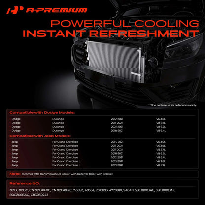 A/C Condenser for Jeep (2011–2021)