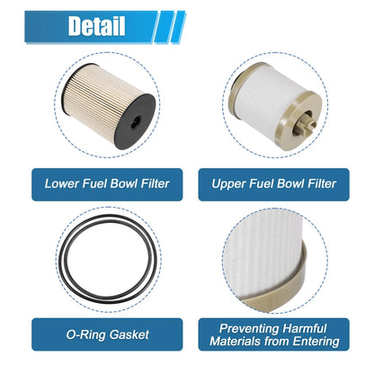 FD4617 Fuel Filter Element Diesel Kit for Ford F250 F350 Super Duty (2008–2010)