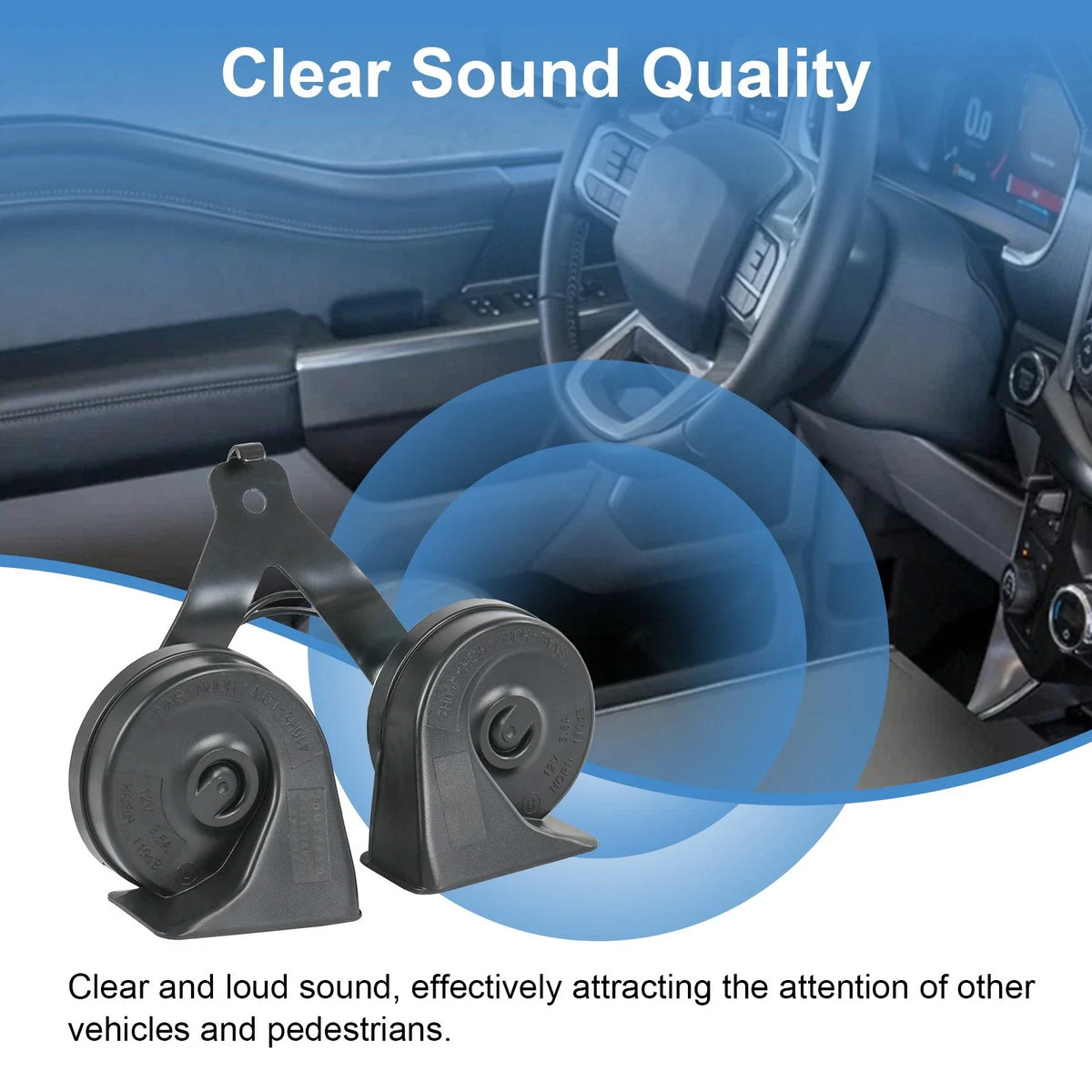 Dual Pitch Snail Horn for Ford Expedition F-150 (2015–2023)