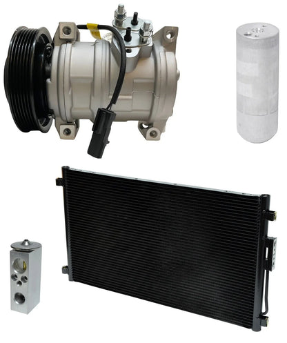 AC Compressor Kit With Condenser for Dodge Caravan 2.4L (2001–2007)
