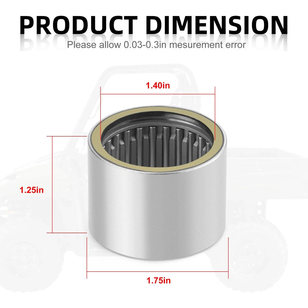 Primary Drive Clutch Needle Bearing 3514609 for Polaris Ranger XP Crew 900 1000