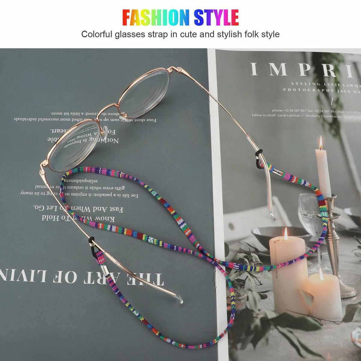 10Pcs Eyeglass Neck Strap Lanyard Holder for Sunglasses