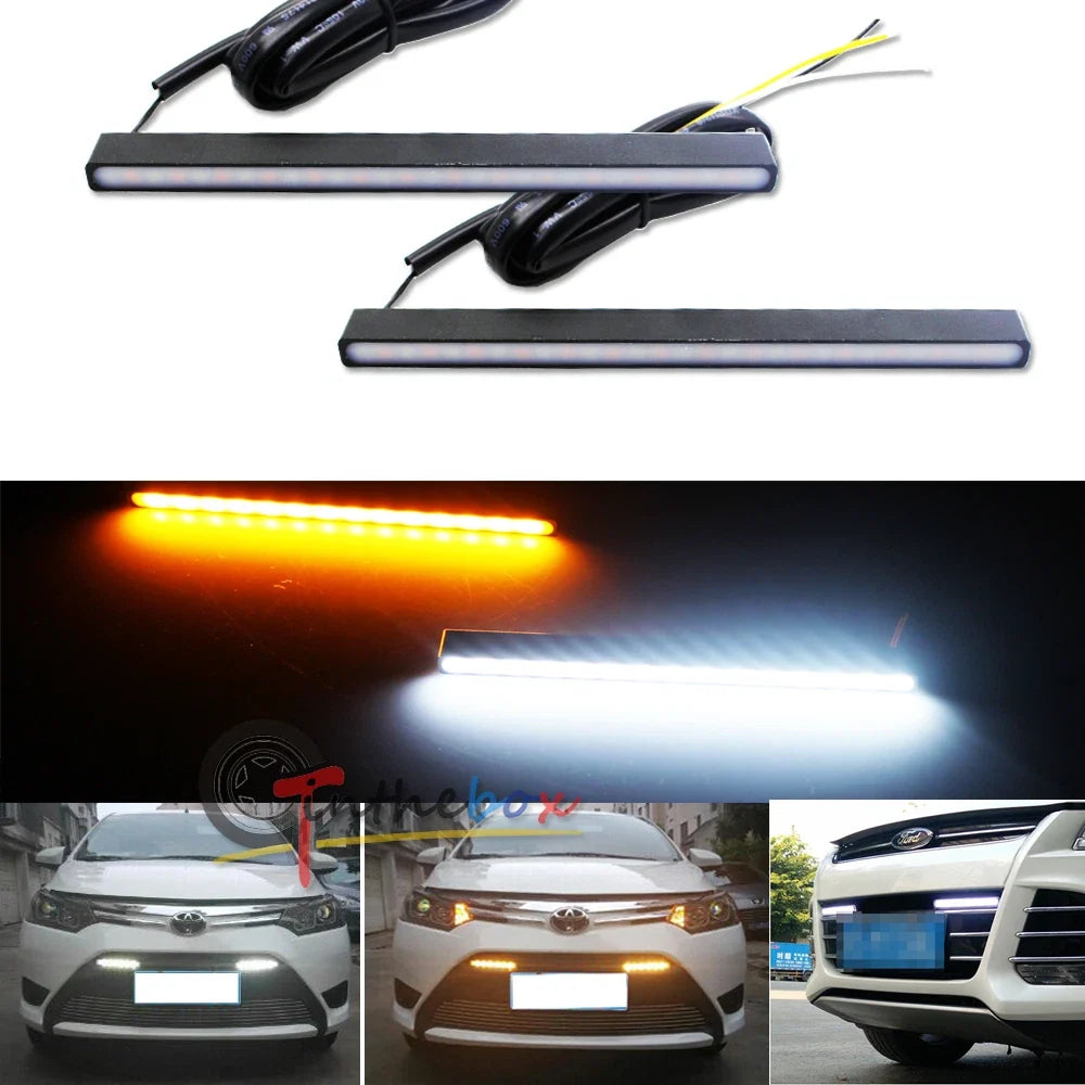 2X Ultra Slim LED Fog/Daytime Running Lights for Universal Fit