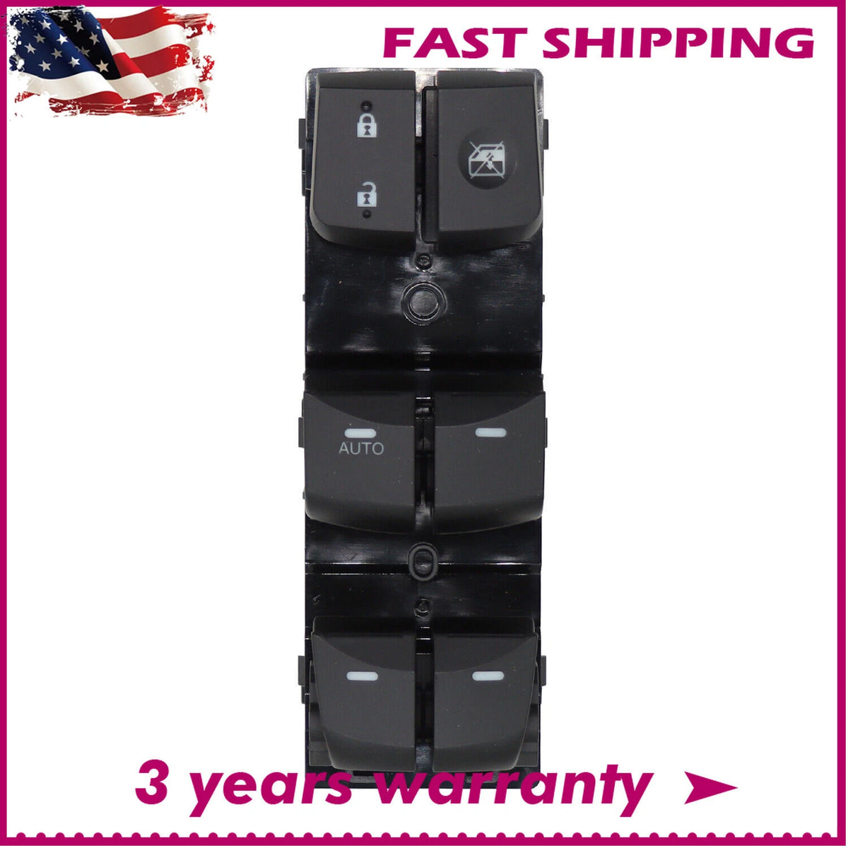 Left Driver Master Door Window Switch for Hyundai Elantra (2014–2016) 93570-3X012