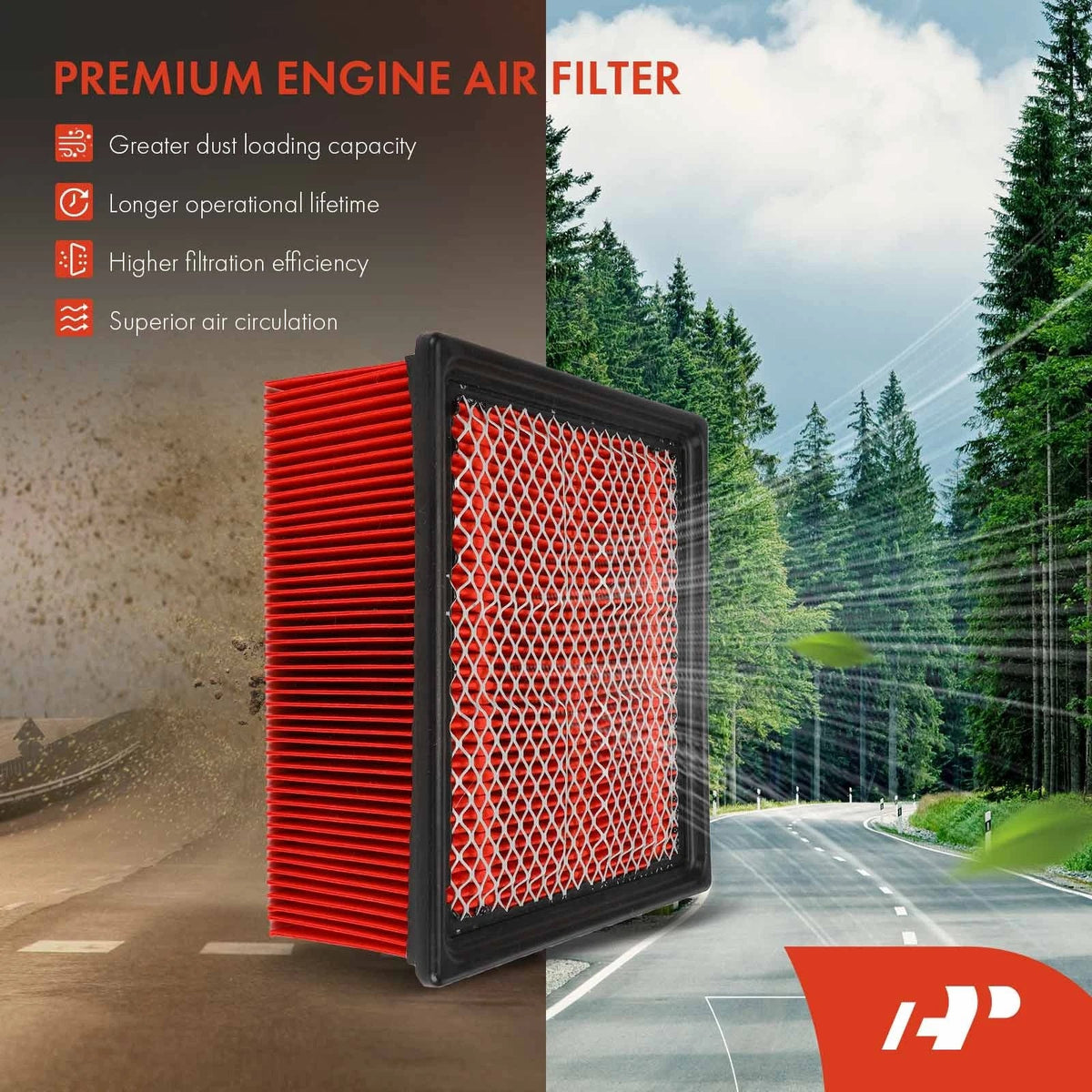 High Performance Engine Air Filter for Ram 4500 5500 (2011–2023)