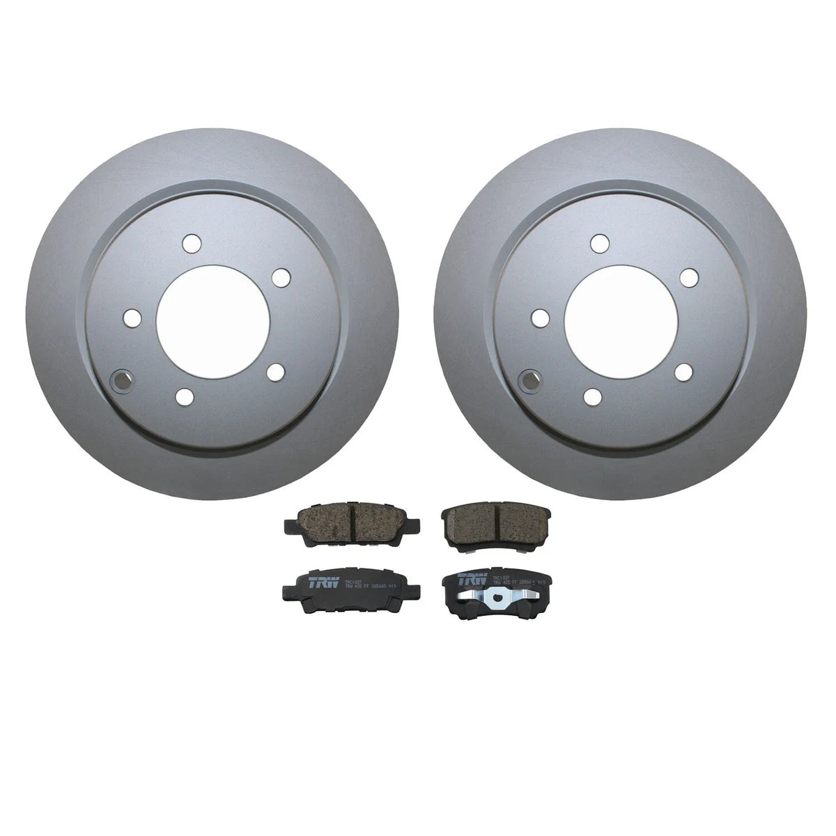 Rear Brake Kit 302mm Disc Rotors & TRW Pro Ceramic Pads for Chrysler Dodge Jeep