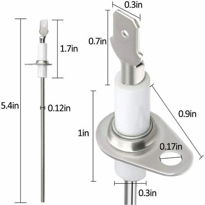 2X Flame Sensor for Lennox (52W29, 52W2901)