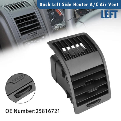 Dash Left Side Heater A/C Air Vent Outlet Grille for Hummer H3 H3T (2006–2010) 25816721