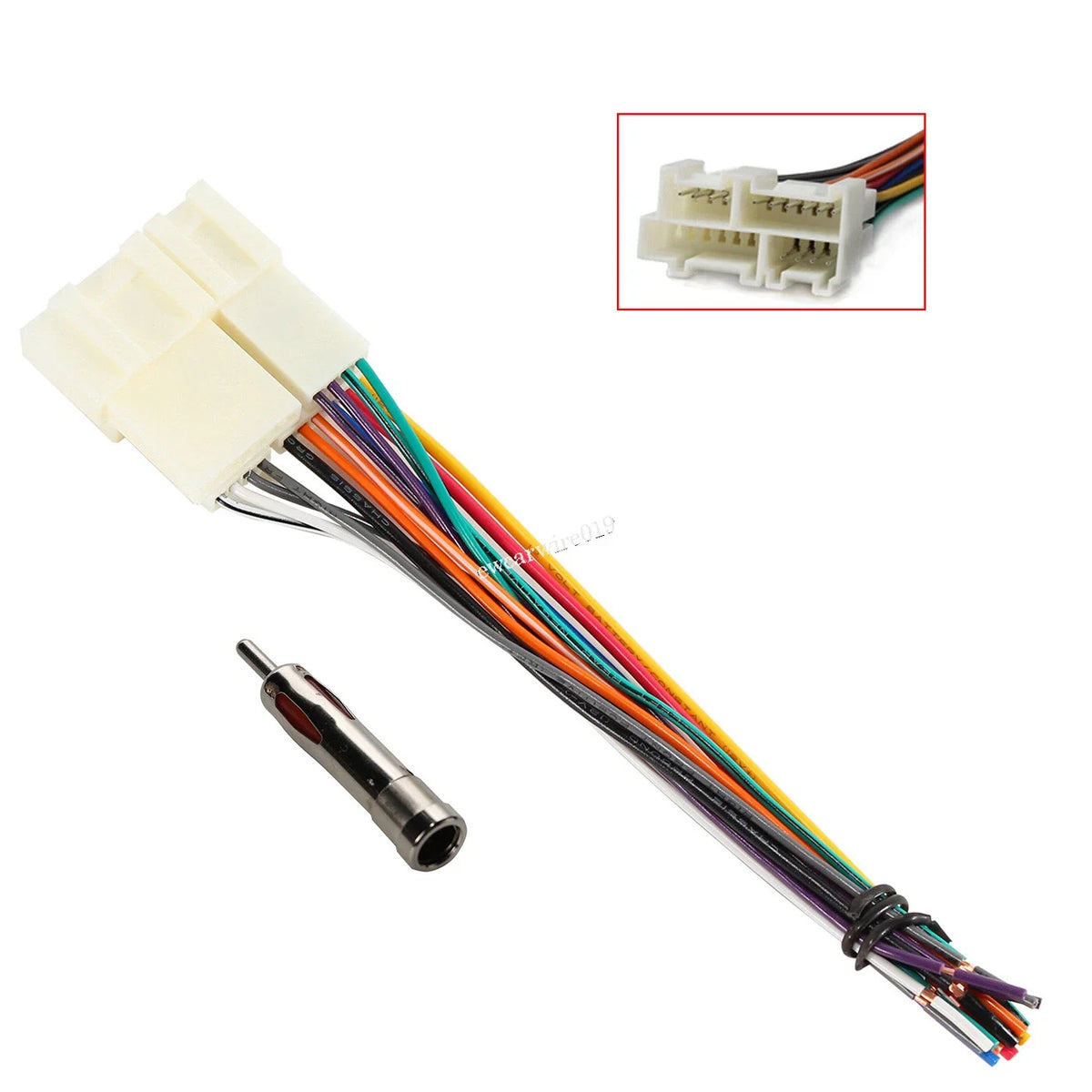 Aftermarket Radio Harness + Antenna Adapter for GMC Yukon Sierra 1500 2500 (1999–2002)