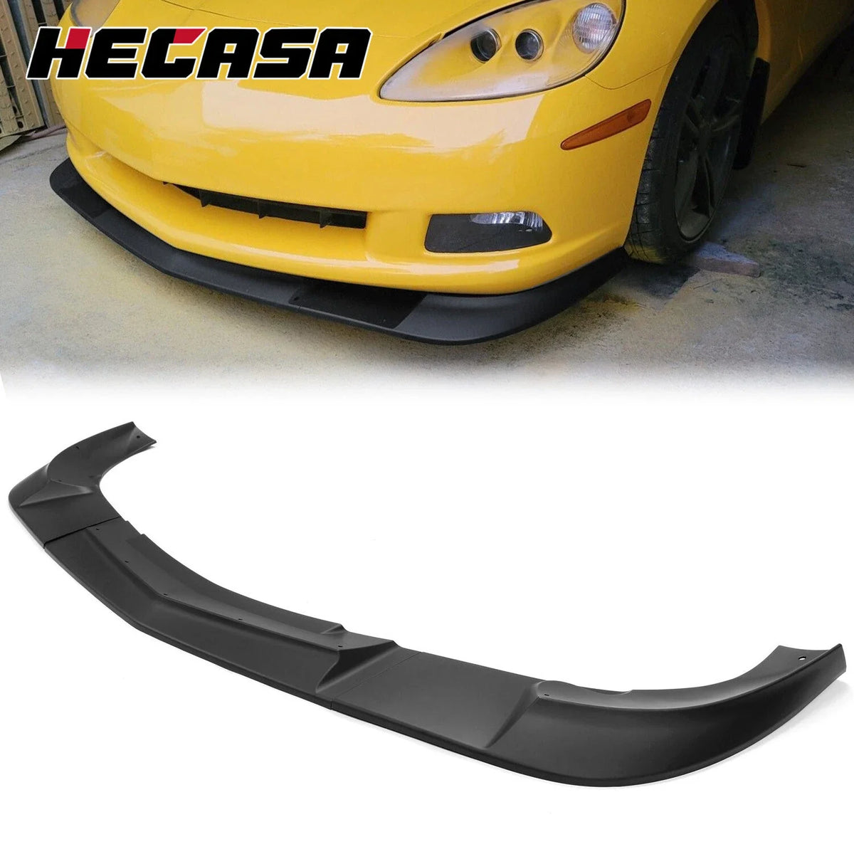 ZR1 Style Front Bumper Lip Spoiler for Chevy Corvette C6 (2005–2013)