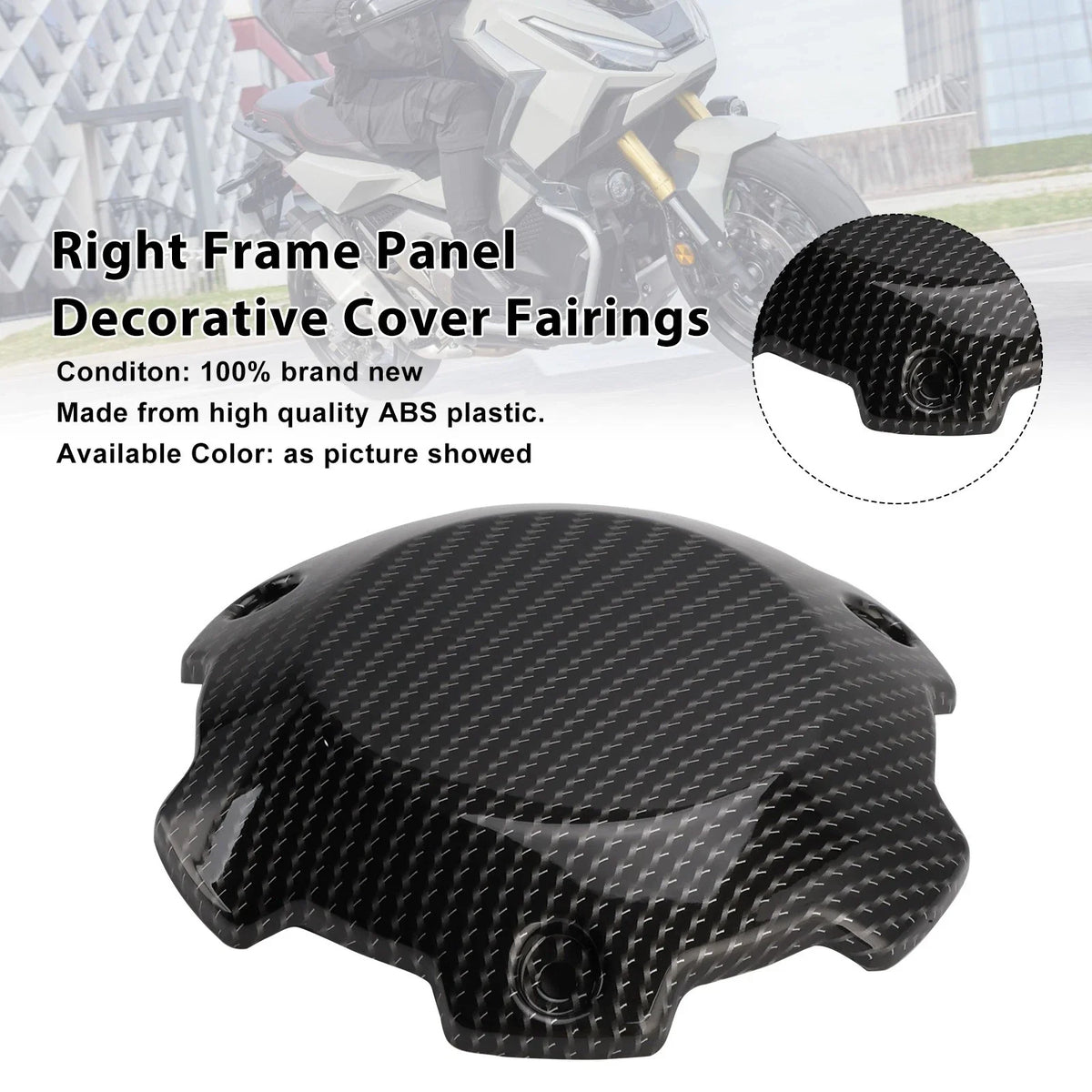 Right Frame Panel Decorative Cover for Honda X-ADV 750 (2021–2025) Carbon