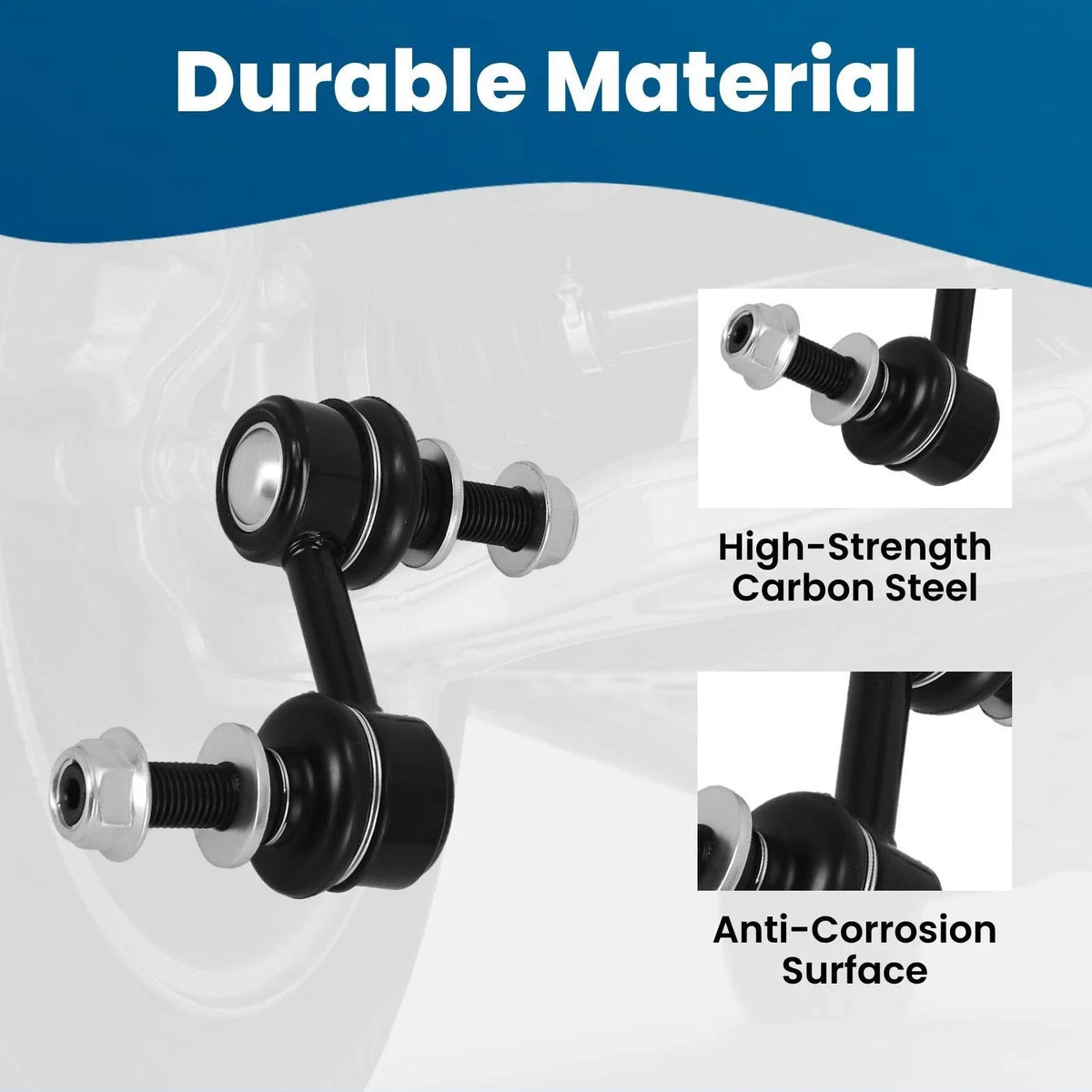 2X Front Stabilizer Sway Bar Link for Subaru Outback Forester Crosstrek (2010–2023) K750084