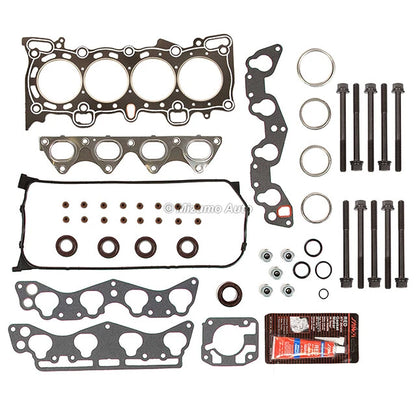 Set of 10 Graphite Head Gasket Bolts for Honda Civic Del Sol (1996–2000) MA-4216914568, HS9915PT1