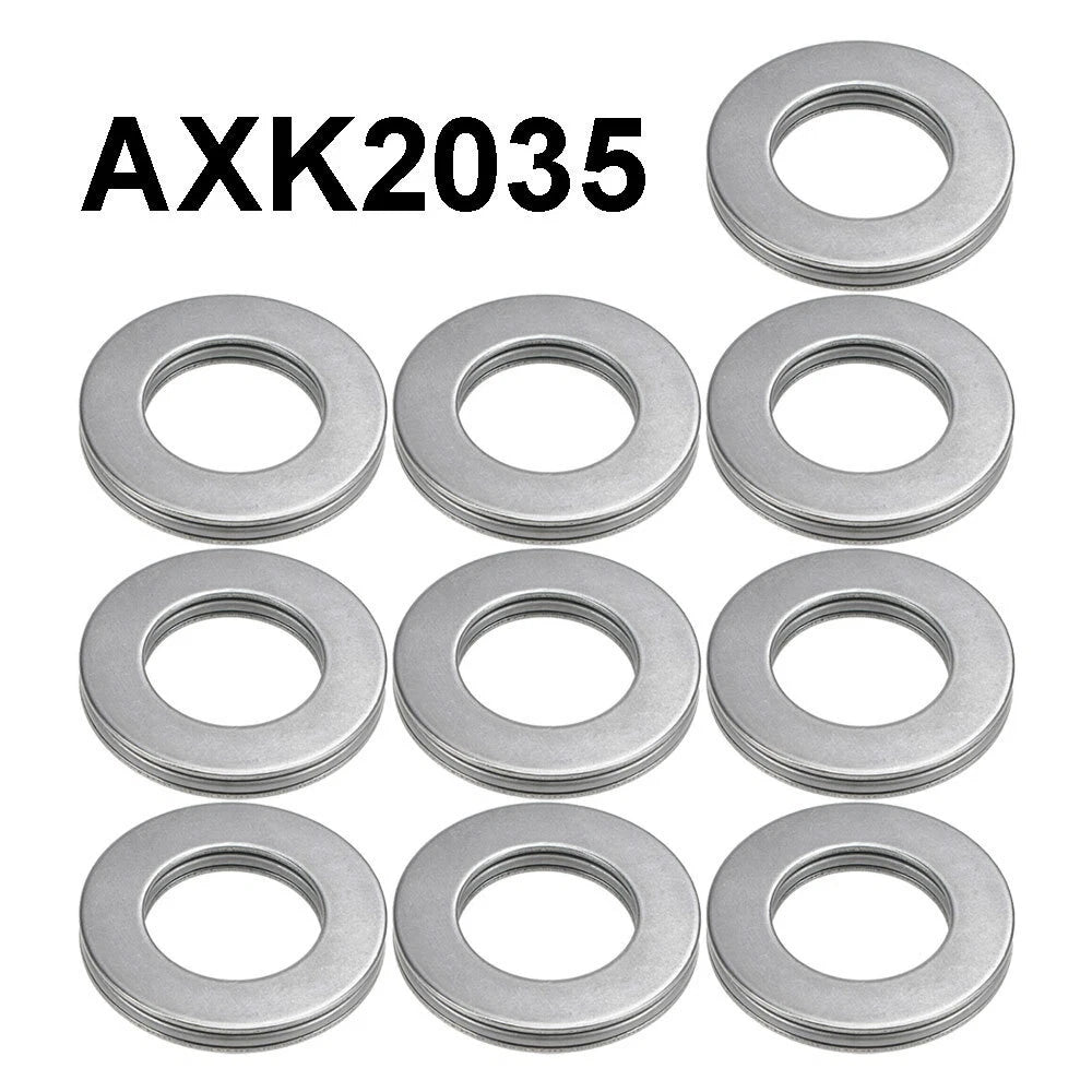 10pc AXK2035 Thrust Needle Roller Bearings 20x35x2mm with Washers