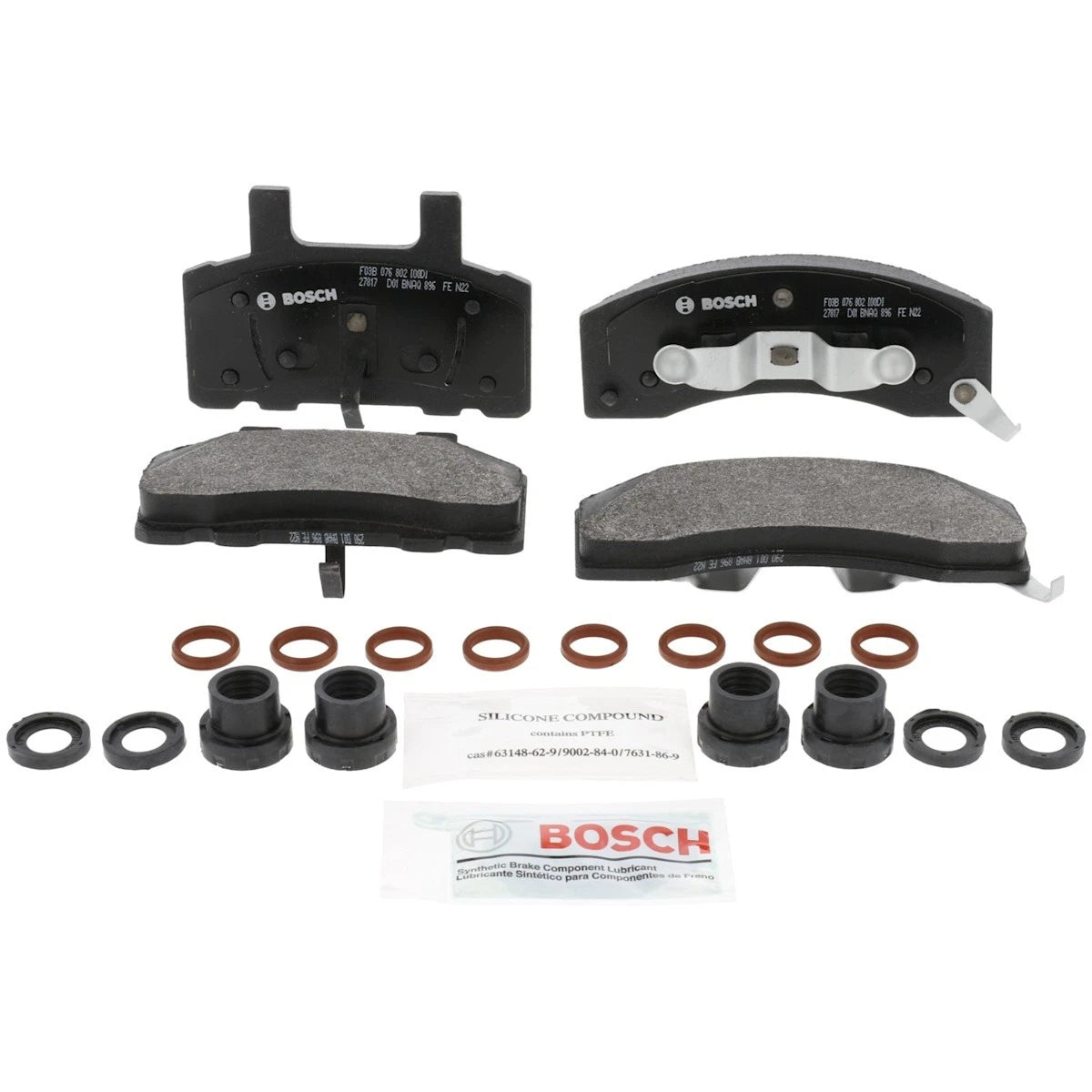 2X BP370 Brake Pad Set for Chevy Express Van 2500 (1998–2002)