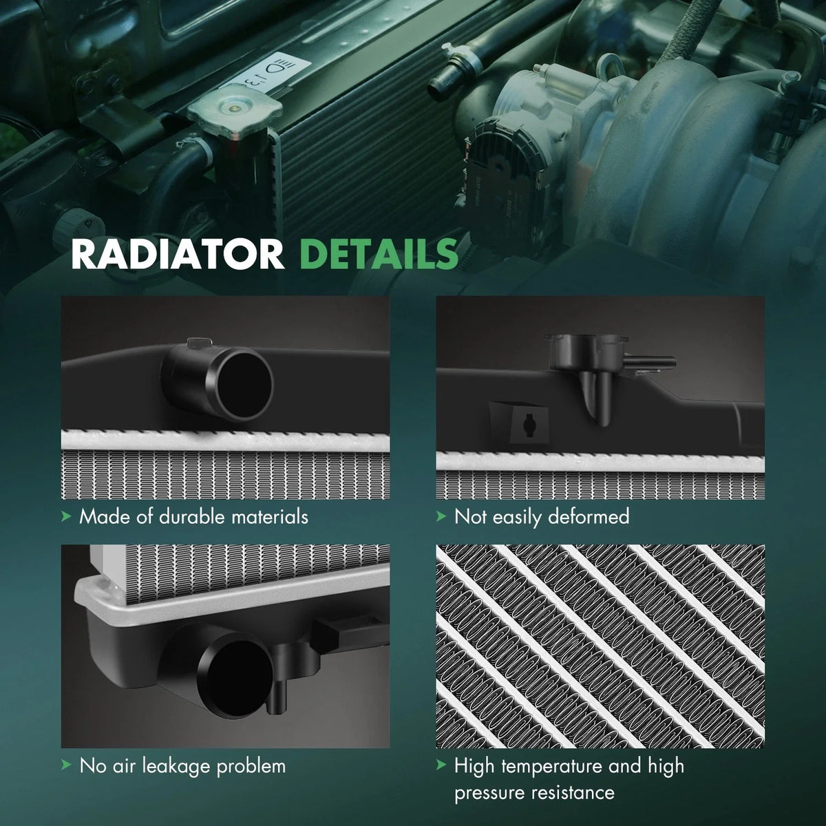 Radiator for Kia Spectra/Spectra5 (2004–2009)