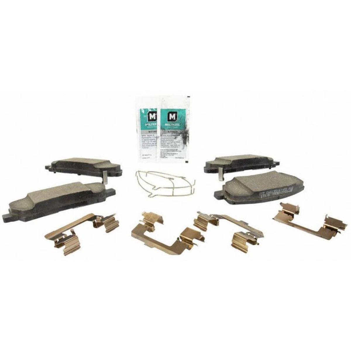 2X Brake Pad Set Rear for Ford Mustang (2015–2020) BRF1864 OE Design