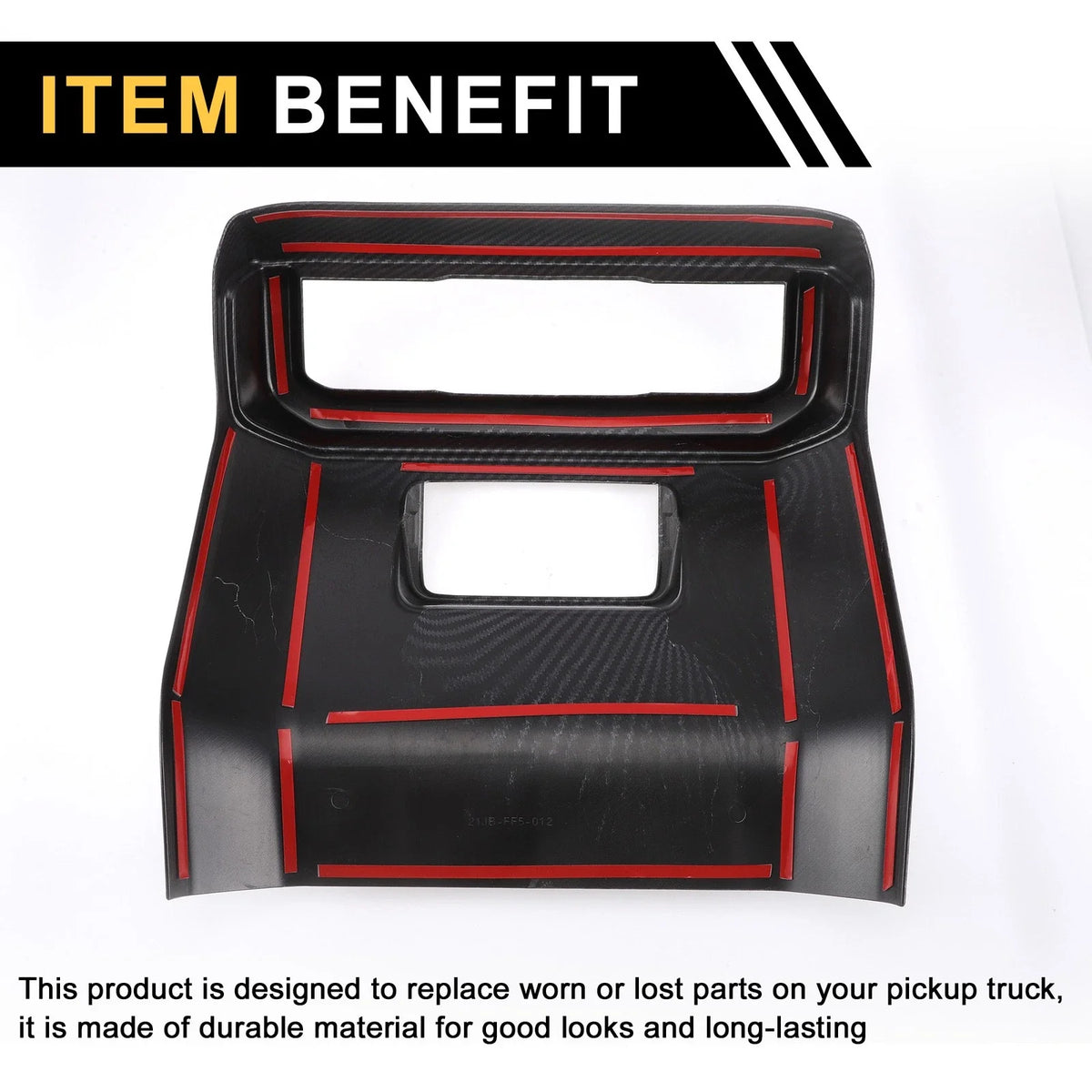 1 Pcs Rear A/C Outlet Vent Trim for Ford F-150 (2021–2024)