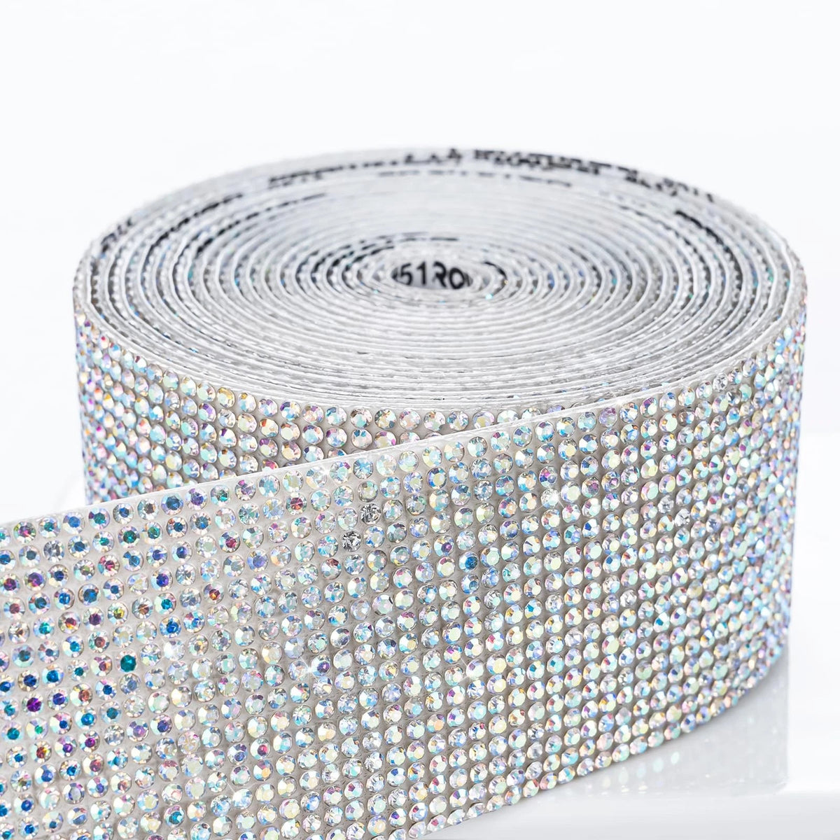 Rhinestone Ribbon for Crafting (1.53" Wide, 3 Yards)