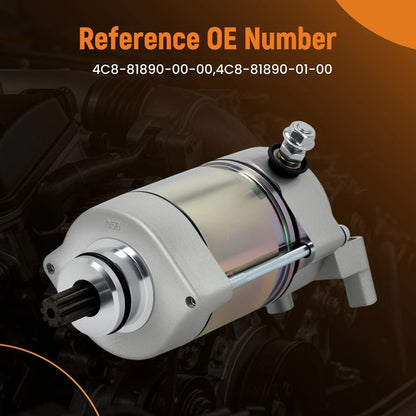 12V Starter Motor for Yamaha YZF R1 (2004–2008) 4C8-81890-00-00