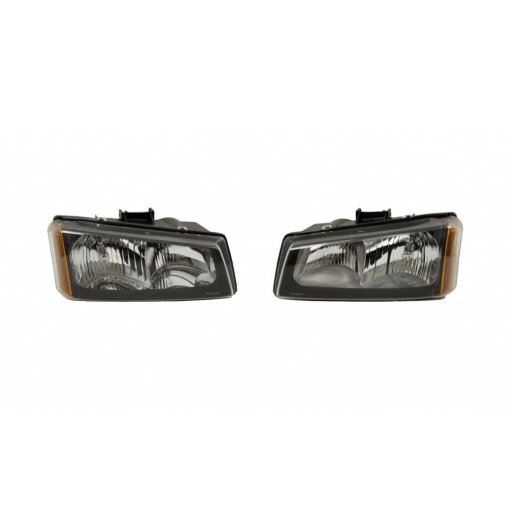 Headlight Pair for Chevy Silverado 3500 (2003–2006) MLX-PAIR-SHE901-154QL-CL360A56, GM2502257