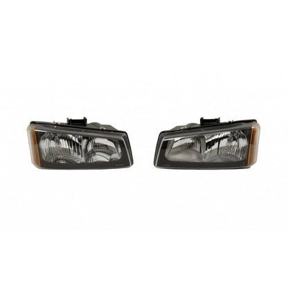 Headlight Pair for Chevy Silverado 3500 (2003–2006) MLX-PAIR-SHE901-154QL-CL360A56, GM2502257