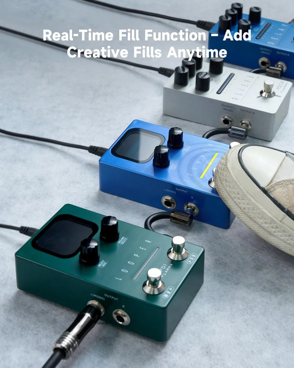 FLAMMA FF02 Drum Machine Guitar Pedal for Guitar (2023)