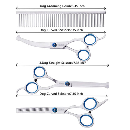 Dog Grooming Scissors for Dogs with Safety Round Tips (5.5 in)
