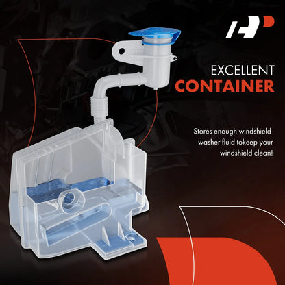 Washer Reservoir with Pump & Cap for Dodge Grand Caravan (2008–2010)