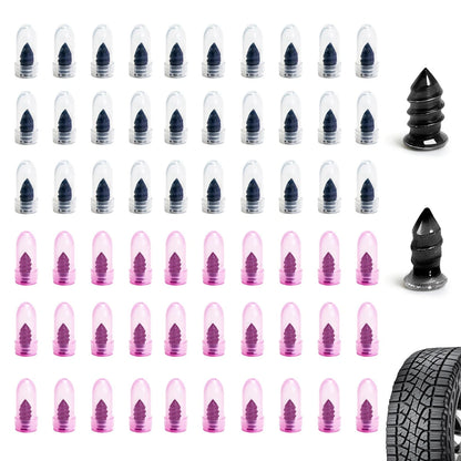 60 PCS Tire Repair Rubber Nail Kit for Universal Use