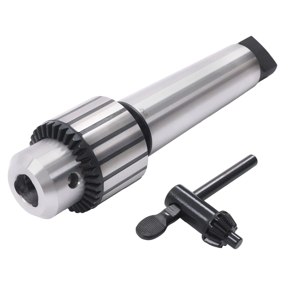 MT5 Heavy Duty Keyed Drill Chuck 5MT Shank for Lathe Milling