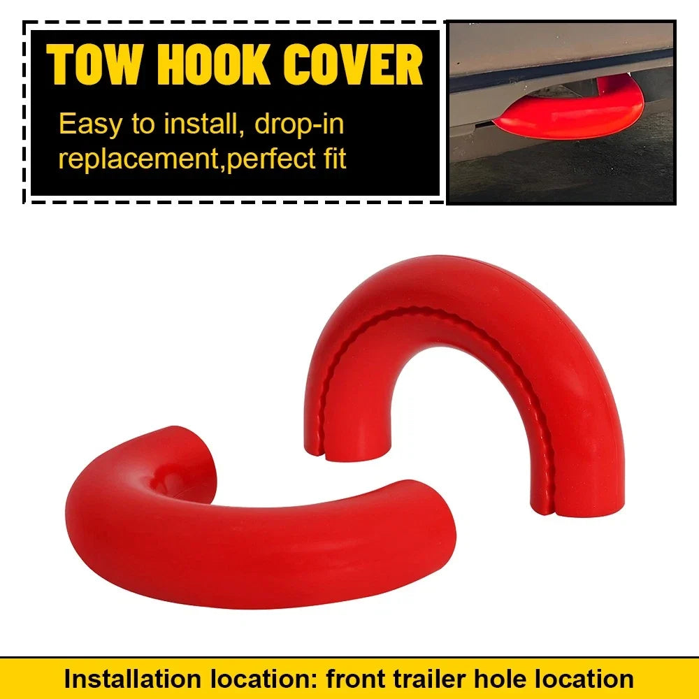 Tow Hook Covers for Ford F150, Bronco Base/Big Bend/Outer Banks (2004–2024)
