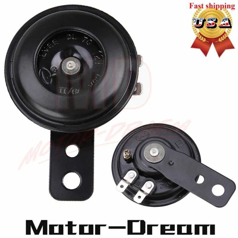 70mm Universal Horn for Motorcycle Cars Electric Bikes ATV (12V)