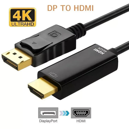 DisplayPort to HDMI Cable Adapter for PC HDTV 1080P