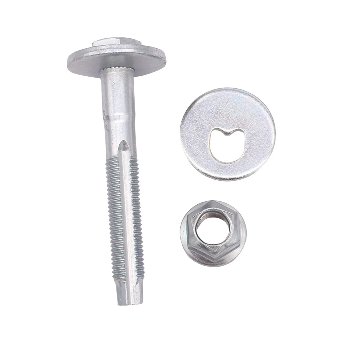 2X Lower Rear Eccentric Camber Bolt Nut Kit for VW Audi (WHT001761, WHT000232, 1K0501385A)