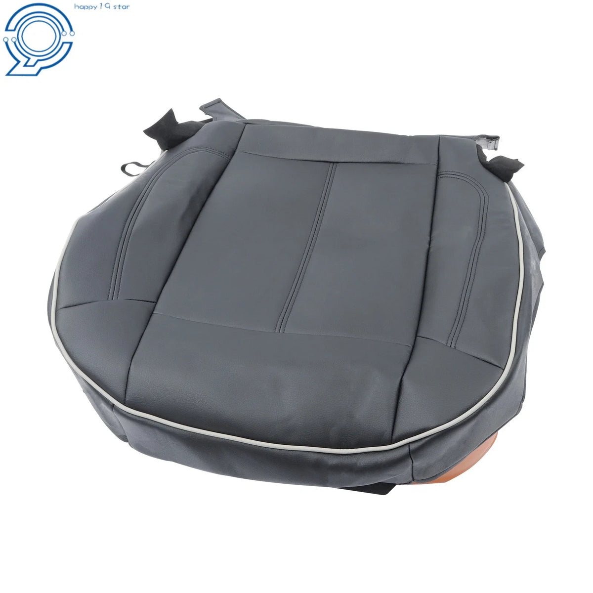 Driver Bottom Cushion Cover for Hummer H3 (2006–2010) Black Leather