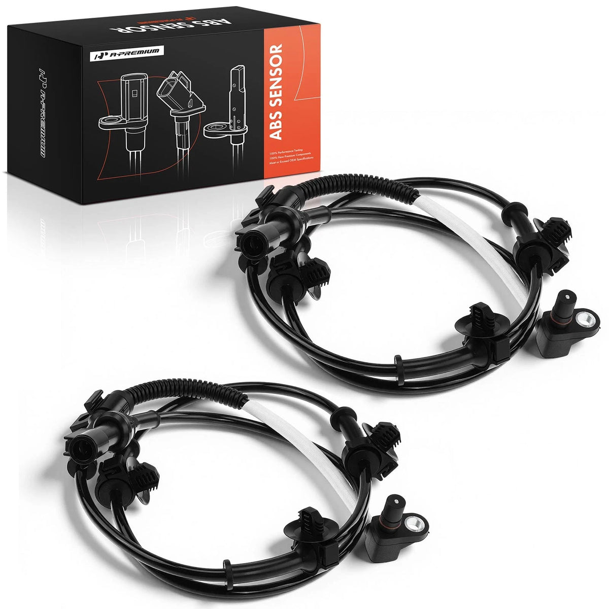2X Front ABS Wheel Speed Sensors for Ford Explorer Ranger (1995–2001) 1F0043701, 1F0043701A, YL5Z2C204AB, ALS198