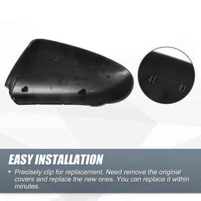 Right Side Mirror Cover Cap for Nissan Qashqai J10 (2007–2014) Gloss Black