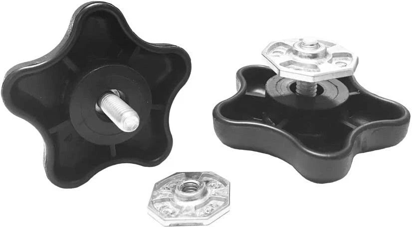 2X Awning Brace Knobs with Clamp for Carefree RV (901022)